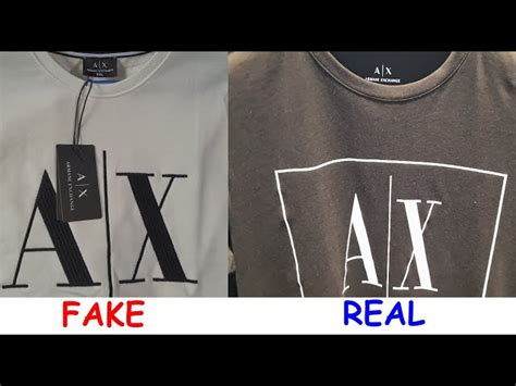 how to tell real or fake armani exchange sweater|armani exchange logo.